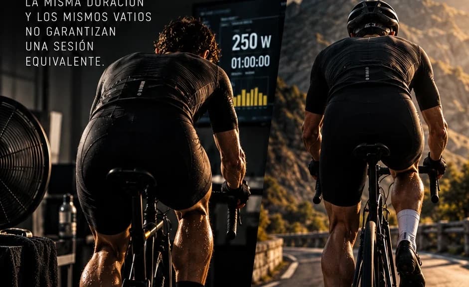 Una hora de rodillo no es una hora de carretera: protocolo CRC indoor-outdoor