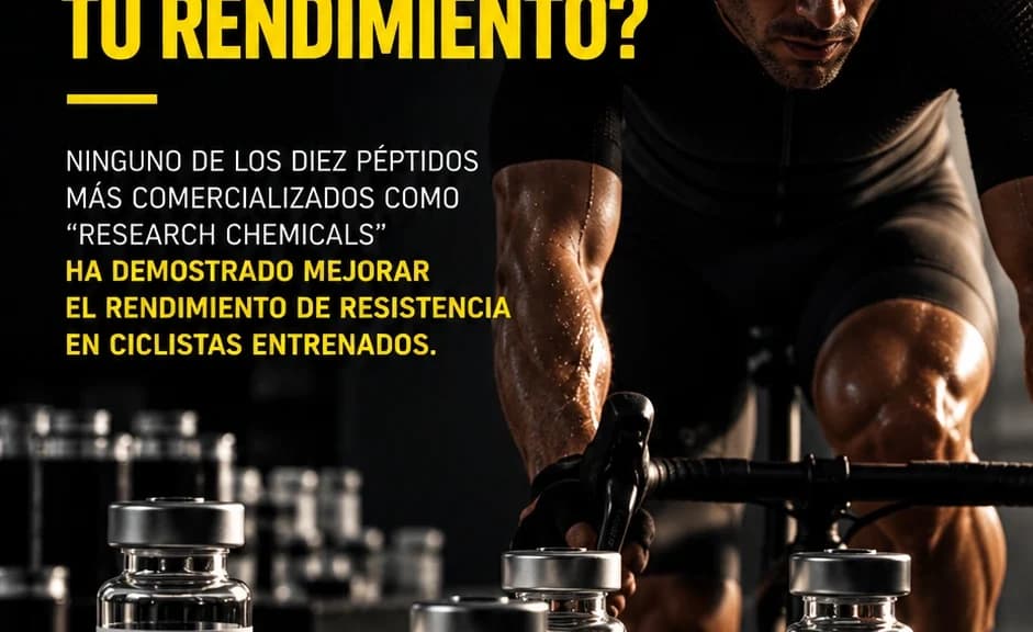 ¿Te has planteado los péptidos para mejorar tu rendimiento? CJC-1295, ipamorelina, MOTS-c y SS-31 en ciclismo